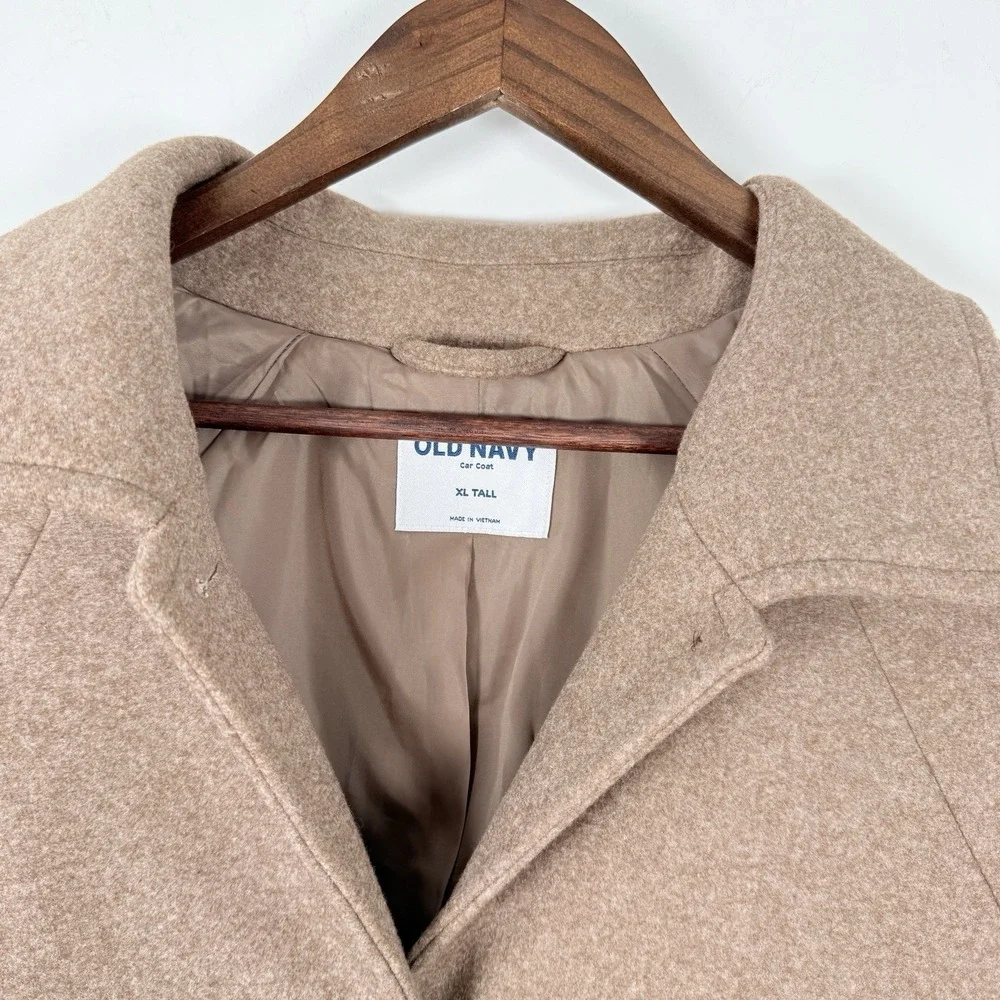 Old Navy Trench Coat Soft Women's XL‎ Tall Light Brown
